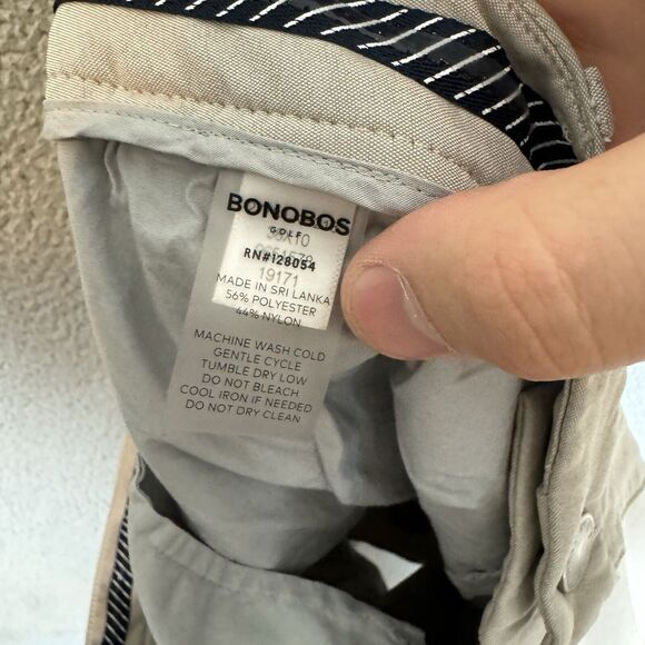 Bonobos Shorts Mens 38 Beige Golf‎ Performance Chino Stretch 10" Outdoor - Picture 7 of 7
